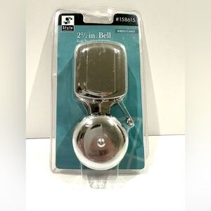 New Sealed Vintage Style Chrome Wired Cable Bell Doorbell 2.5 Inch Style Select